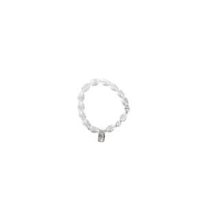 <b>Crystal</b> <b>Beaded</b> Bracelet Silver Plated Romantic Women's Gift Jewelry With You're My Favorite Tag - Product Image 5