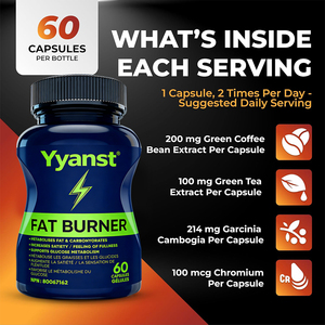 Cápsulas de Extracto de Té Verde, Suplemento Herbal OEM/ODM, Bajo en Grasa, Apoyo a la Digestión, Adelgazantes, para Adultos, Muestra Gratis - Product Image 3