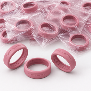 Coque de protection en silicone personnalisée avec logo OEM pour Oura Ring 5/4, Galaxy Ring, RingConn, Ultrahuman, Rose Poudré, gaufrée, marque privée - Product Image 6