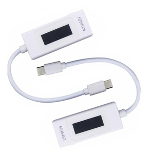 DC Typ-C Tester 4-30V Spannungsmesser KWS-065C Amperemeter Digitaler Monitor Abschaltleistungsanzeige Bankladegerät 2-Wege-Tester - Product Image 2