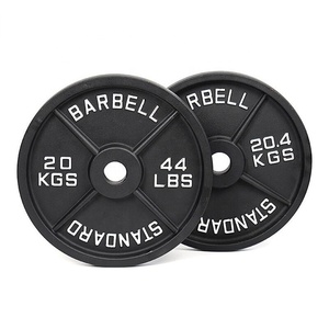 Plaques de poids en fonte durables de 20 kg pour l'entraînement de musculation et de force en salle de sport – Vente en gros - Product Image 2