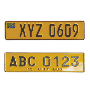 Placa de Matrícula Europea Personalizada de Alta Calidad con Número Personalizado - Product Image 2