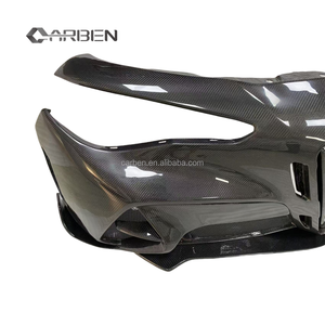 Pare-chocs avant de voiture en fibre de carbone de style <span class=keywords><strong>GTA</strong></span>, adapté à la mise à niveau et au remplacement du pare-chocs d'origine pour Alfa Romeo Giulia - Product Image 4