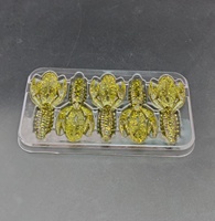 Plateau à clapet en plastique transparent PET pour appâts souples Craw Blister Insert Plateau Emballage de coquille de palourde pour leurre de pêche