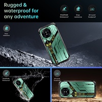 Teléfono Móvil Inteligente Resistente con Android 14.0, G85 Octa Core, 8G+128GB, 32MP+64MP, 10000mAH, Resistente al Agua