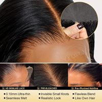 Perruques HD sans colle en cheveux humains bruts vietnamiens, style Loose Deep, prêtes à porter pour débutantes, sans colle ni gel, dentelle pré-coupée, vente en gros