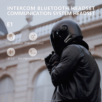 Inveer IPX65 bluetooth casque design robuste étanche casque BT pour moto ou conduite en plein air modèle X1