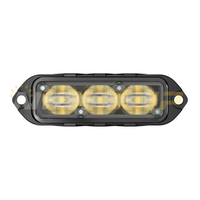 Feux de signalisation d'urgence à LED QUAD Q3 12V 24V, feux stroboscopiques à LED pour montage en surface de voiture, feux stroboscopiques à LED pour calandre, SAE R65 CE IP67