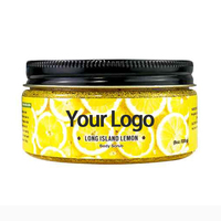 Cosmétiques coréens de marque distributeur gommage au curcuma citron exfoliant à l'huile de citron bio sel de la mer morte gommage corporel visage