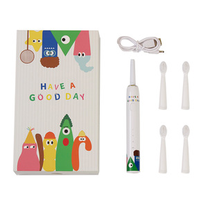 Children's Sonic <b>Electric</b> Toothbrush IPX7 <b>Waterproof</b> 19800 Ppm 3 Modes Soft Bristles Rechargeable With Gift <b>Box</b> - Product Image 3