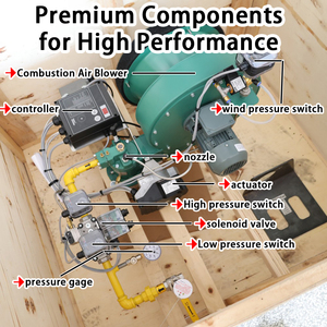 Brûleur Honeywell Eclipse RA0400 avec pressostat et commande d'actionneur – Pièce de chaudière - Product Image 3