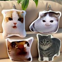 Pendentif chat parlant pour la famille, chaton parlant, pendentif Meme qui émet des sons lorsqu'il est pressé, poupée sonore, petit pendentif chat, porte-clés