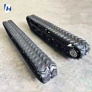 Professionele Aanpasbare Rupsbandchassisreeks Met Rubberen Rupsbanden Hydraulisch Onderstel En Afstandsbedieningsplatform - Product Image 2