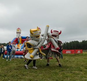 Costume de sumo sur le thème des chevaliers, <span class=keywords><strong>jeu</strong></span> de combat Sumo/Knight, attractions Sumo à vendre - Product Image 6