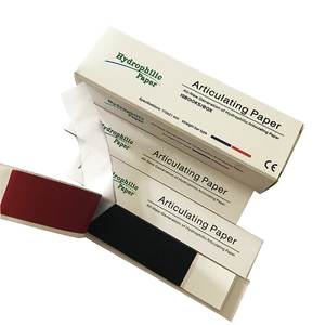 ZZSU Articulating <b>Paper</b> Blue & <b>Red</b> 110x21mm Dentist Use Occlusal Sheets - Product Image 6