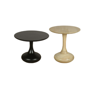 Table d'appoint ronde de construction durable Mobilier de maison décoratif en bois de manguier massif pour le salon, la chambre à coucher ou le bureau - Product Image 6