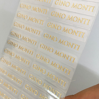 Logo en métal personnalisé pâte d'or brillant sur des boîtes d'emballage de haute qualité, logo de transfert en métal brillant