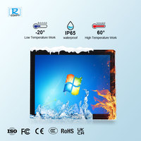 OEM/ODM gömülü bilgisayar sağlam IP65 çok inç dokunmatik Panel PC fansız All-In-One endüstriyel dokunmatik ekran PC stokta mevcut