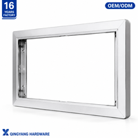 Marco de Aluminio Personalizado para Pantallas de 32, 43, 55 y 65 Pulgadas, Carcasa para Máquinas de Publicidad, Señalización Digital LCD, OEM