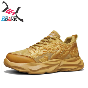 Men's Casual Daily Sports Street Shoes for Spring Autumn Year <b>Dragon</b> Zodiac Breathable Mesh Lining Lightweight Anti-Slip - Product Image 5