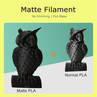 Filamento PLA Mate OPY de 1.75 mm, 1 kg, Material Plástico Mate para Impresora 3D, Negro, Gris, Blanco