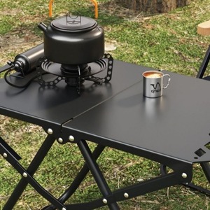 Household <b>Foldable</b> Carbon Steel Dining <b>Table</b> Minimalist Design Portable <b>Camping</b> <b>Table</b> for Outdoor Use - Product Image 5
