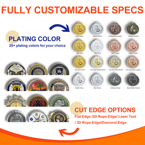 Moneda de Logro Personalizada, Medalla de Honor para Organizaciones, Venta al por Mayor, Regalo Corporativo para Fundadores - Product Image 2