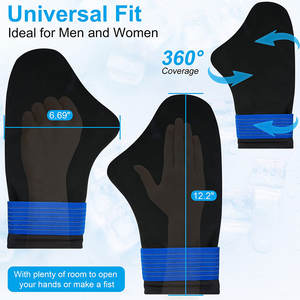 Soulagement de la douleur articulaire du poignet personnalisé Gants de thérapie de réadaptation en compresse chaude et froide réutilisables pour l'arthrite - Product Image 5