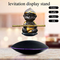 Plataforma Flotante para Exhibición de Joyería HCNT, Soporte Magnético de Levitación Giratorio 360° para Autos Modernos, Capacidad de 350g