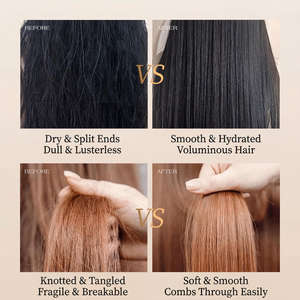 Mascarilla Capilar con Ácido Hialurónico LAOLISHI, Tratamiento de Reparación Profunda <span class=keywords><strong>para</strong></span> <span class=keywords><strong>Cabello</strong></span> <span class=keywords><strong>Seco</strong></span>, Dañado y con Permanente, Anti-Frizz, Suavizante 2 en 1 - Product Image 5