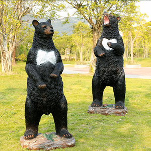 Escultura de Oso Polar de Resina de Tamaño Real, Estatua de Animal de Fibra de Vidrio Grande para Decoración Navideña en Exteriores, Parques, Centros Comerciales y Zoológicos - Product Image 4