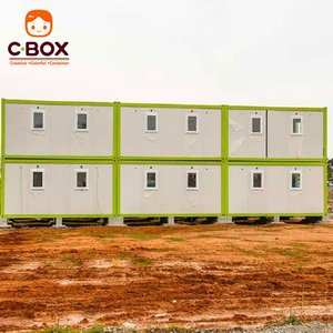 บ้านสำเร็จรูป Cbox ทนทานสำหรับงานเหมือง แบบโมดูลาร์ 2 ชั้น สำนักงานกันลม หอพักคนงาน โครงการสำนักงาน บ้านคอนเทนเนอร์แบบแพ็คสำเร็จ - Product Image 2