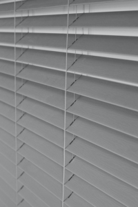 Hot Selling Cordless Plain Faux Wood Venetian <b>Blinds</b> 2 Inch <b>PVC</b> Waterproof 100% Blackout Factory Direct Sale - Product Image 6