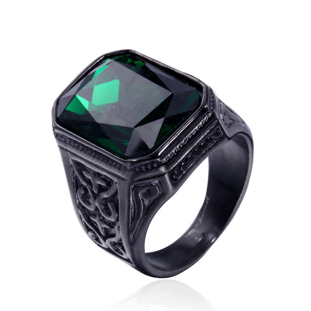 Dark green gem