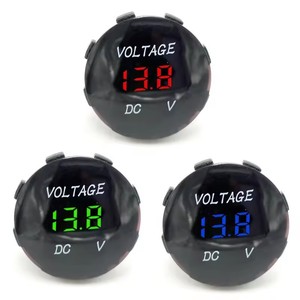 Voltmètre numérique étanche pour voiture, DC 12V-24V, affichage LED, pour moto, bateau, VTT, camion, refit - Product Image 5