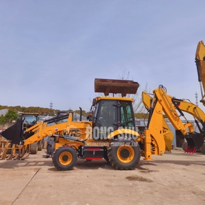 Nouveau design en gros et avec nouveau nom Nouvelle chargeuse-pelleteuse <span class=keywords><strong>Rongshu</strong></span> à vendre en Chine. Moteur d'origine JCB 3CX importé - Product Image 2