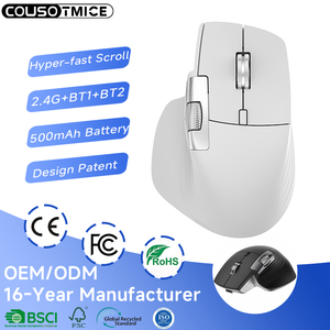 Ratón Inalámbrico Ergonómico con Rendimiento Avanzado, Respuesta Háptica, Desplazamiento Ultra Rápido, Recargable, Bluetooth para <span class=keywords><strong>MAC</strong></span> - Product Image 1