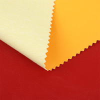 Tissu en cuir végétalien extensible personnalisé de nouveau style pour le cuir artificiel de coton PU de fournisseur de tapisserie d'ameublement