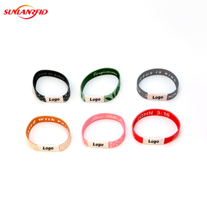 Pulsera DE LA Biblia impermeable de alta frecuencia <span class=keywords><strong>con</strong></span> <span class=keywords><strong>NFC</strong></span> y RFID Tik Tok Cross-Border Venta CALIENTE 13,56 MHz Chip Pulsera Banda elástica - Product Image 6