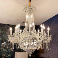 Lustres LED en métal de luxe modernes en gros avec couleur personnalisable Fabriqués en Chine pour les mariages