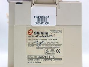Contrôleur programmable PLC Shihlin Electric SEPLC AX0N-24MR-ES AX0N24MRES d'occasion - Product Image 5