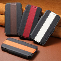 Cocok untuk iPhone 18promax Flip Phone case, Slot Kartu, Magnetik, 17pro, Stand Pengisian Daya Nirkabel, Dompet, Casing Kulit