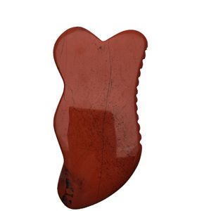Tablero de terapia Gua Sha de cuarzo rosa y Jade blanco, raspador facial para el cuidado de <span class=keywords><strong>la</strong></span> piel, producto de masaje de piedras preciosas reales - Product Image 6