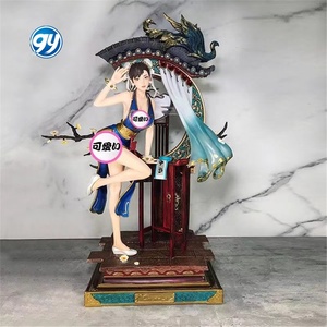 Figura de Anime de 48 cm, Personaje de Videojuego Street Fighter, <span class=keywords><strong>Chun</strong></span>-<span class=keywords><strong>Li</strong></span>, Modelo Coleccionable de Acción, Figura de Manga, Figuras de <span class=keywords><strong>Chun</strong></span> <span class=keywords><strong>Li</strong></span>, Manualidades de Plástico - Product Image 3
