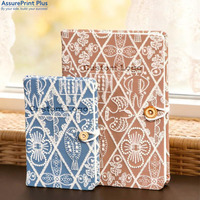 Carnet et Journal Personnalisés A5 A4 A6 B5 en Tissu Brodé Écologique à Motifs Floraux, Couverture Rigide, pour Femmes et Écriture Artistique Quotidienne et Mindfulness