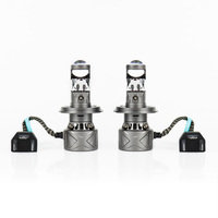 Ampoules de phare de projecteur LED H4 Mini de haute qualité avec lentille H4 9005 9006 6000K ampoules LED pour voiture