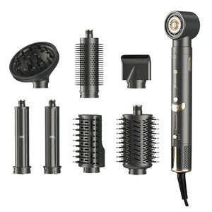 Professioneller Multifunktions Haart styler Combo Trockner 8 <span class=keywords><strong>in</strong></span> <span class=keywords><strong>1</strong></span> Heißluftkamm Schnellheizbürste Hochgeschwindigkeitsföhn - Product Image 1