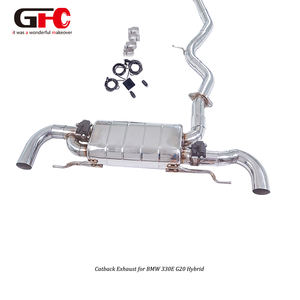 El GFC es adecuado para el Catback híbrido de alta calidad 2023 <span class=keywords><strong>BMW</strong></span> <span class=keywords><strong>330e</strong></span> 2,0 T G20 B48 con silenciador de sistema de escape de válvula - Product Image 2