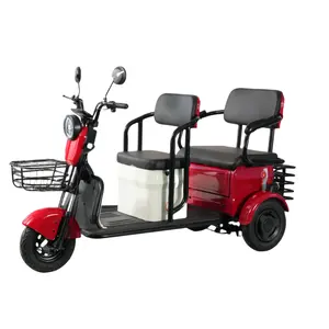 Toptan yolcu Trike küçük eğlence elektrikli üç tekerlekli bisiklet katlanabilir koltuk ile yaşlı hareketlilik Scooter için