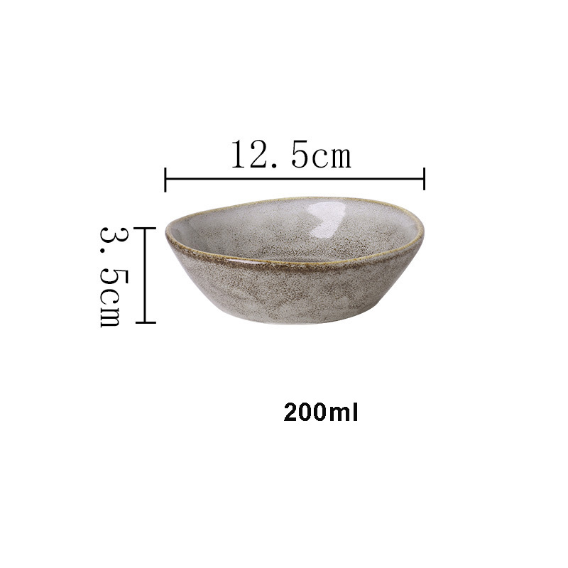 Bol gris de 5 pouces